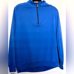 Martin XL Men’s 1/4 zip sweatshirt royal blue